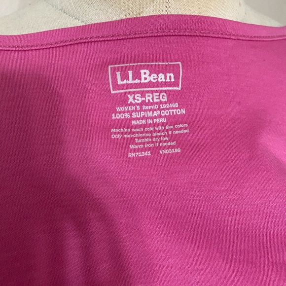 L.L. Bean Cardigan Jacket. Hot Pink. Size XS - Picture 5 of 5